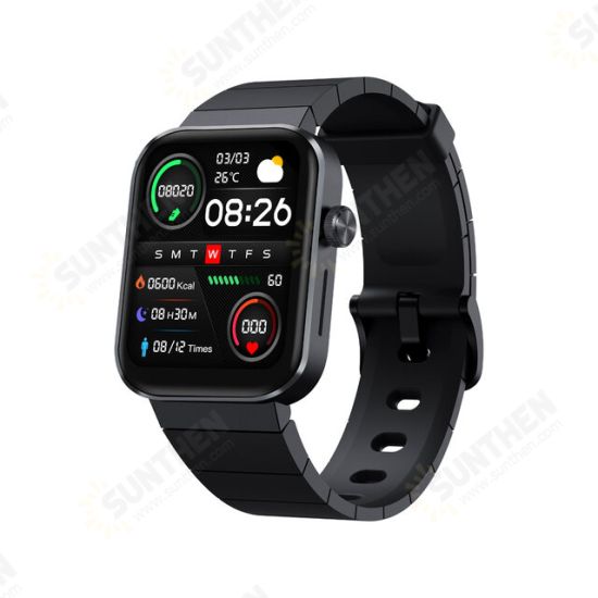 T1 1.6 inch AMOLED HD Color Screen Bluetooth Calling Heart Rate SpO2 Monitor Multi-sport Modes 45 Days Long Standby Smart Watch