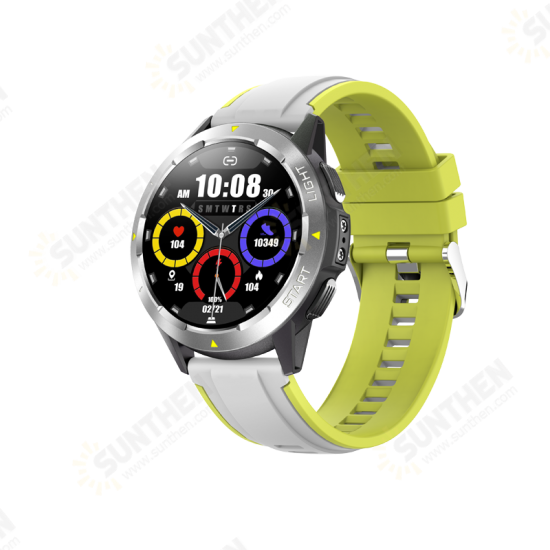 NY28 1.3 inch 360*360px HD Screen GPS Positioning Barometer Altimeter Compass Function 24h Heart Rate SpO2 Monitor IP68 Waterproof Outdoor Sport Smart Watch