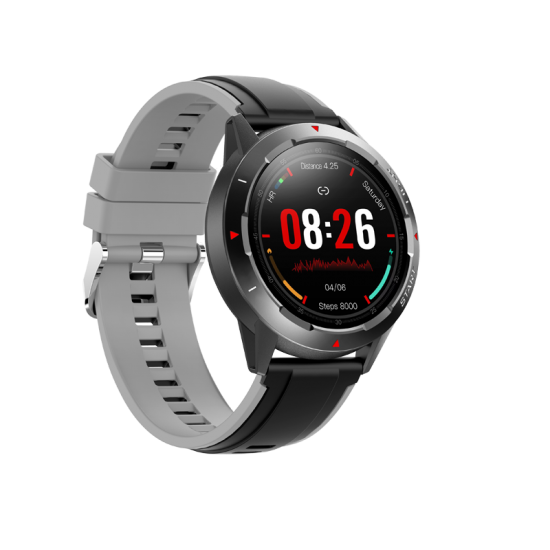NY28 1.3 inch 360*360px HD Screen GPS Positioning Barometer Altimeter Compass Function 24h Heart Rate SpO2 Monitor IP68 Waterproof Outdoor Sport Smart Watch