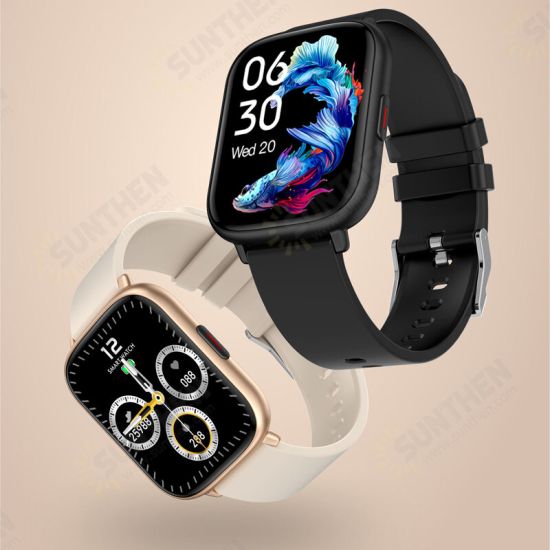 Q9 Pro 1.85 inch HD Screen Body Temperature Measurement Heart Rate Blood Pressure SpO2 Monitor Fitness Tracker 45 Days Long Standby BT 5.0 Smart Watch