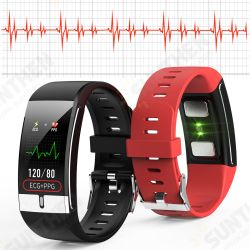 [SPO2 Monitor]E66 Thermometer ECG+PPG Heart Rate Blood Pressure Oxygen Monitor IP68 Waterproof USB Charging Smart Watch