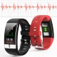 [SPO2 Monitor]E66 Thermometer ECG+PPG Heart Rate Blood Pressure Oxygen Monitor IP68 Waterproof USB Charging Smart Watch