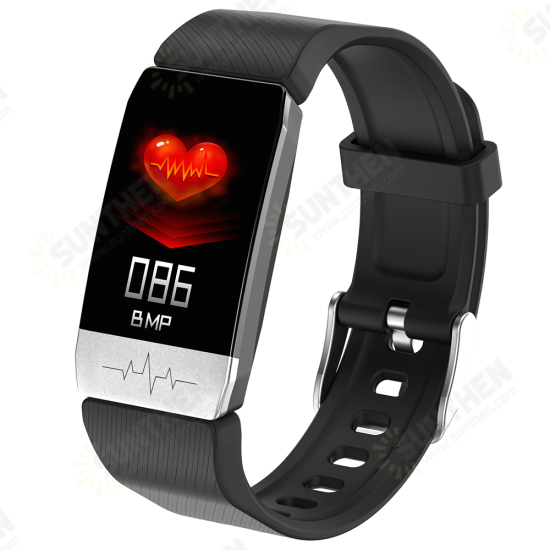 T1S 1.14 inch Touch Screen GPS Trajectory 24H Temperature Measurement ECG Heart Rate Blood Pressure SpO2 Monitor IP67 Waterproof Smart Watch