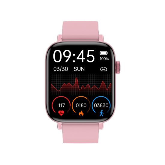 T49 1.9 inch HD Screen bluetooth Call Heart Rate Blood Pressure SpO2 Monitor Multi-sport Modes Fitness Tracker Music Playback Smart Watch