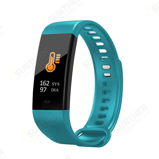 [Temperature Tracker]Y5 Color Screen Smartband Heart Rate Blood Pressure Activity Monitor Fitness Tracker Smart Watch