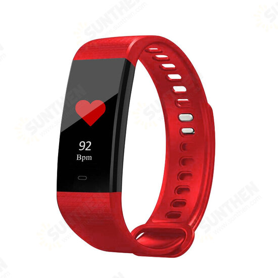 [Temperature Tracker]Y5 Color Screen Smartband Heart Rate Blood Pressure Activity Monitor Fitness Tracker Smart Watch