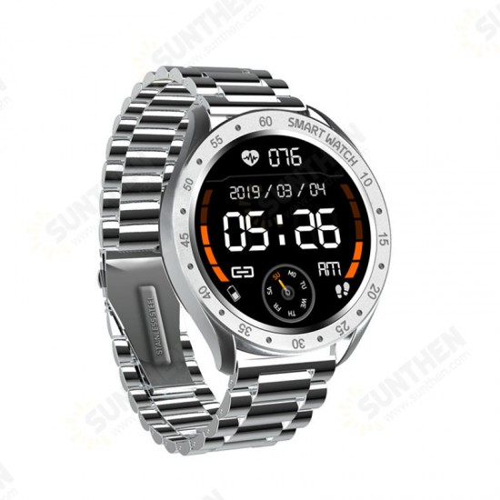 F13 1.3in Full-round Touch Screen GPS Smart Watch Adjustable Brightness Fitness Sports Bracelet