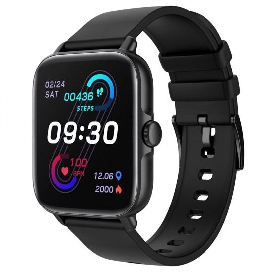 Y22 1.7 inch 2.5D Curved Screen BT5.1 bluetooth Calling Heart Rate Blood Pressure Oxygen Monitor 28 Sports Modes 25 Days Standby IP67 Waterproof Smart Watch