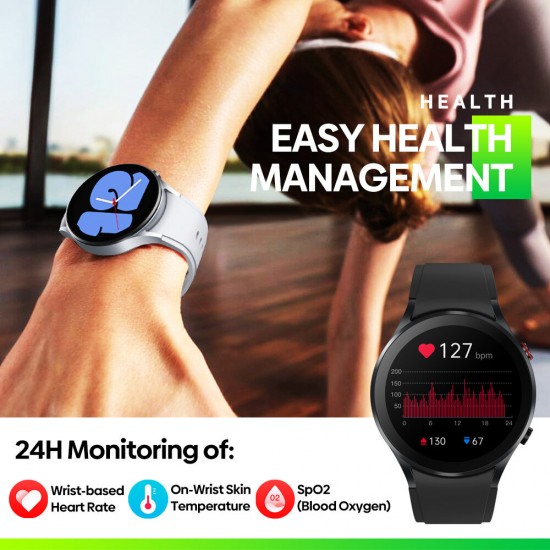 GTR 3 360*360 HD Screen bluetooth Call Body Temperature Measurement Heart Rate Blood Oxygen Monitor 70+ Sports Modes 240+ Watch Faces IP68 Waterproof Smart Watch