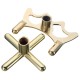 2 PCS Metal Copper Snooker Billiards Brass Cross & Spider Holder Rests Metal Rest Bridge Professional Head Holder High Quality Billiard Accessories