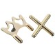 2 PCS Metal Copper Snooker Billiards Brass Cross & Spider Holder Rests Metal Rest Bridge Professional Head Holder High Quality Billiard Accessories