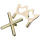 2 PCS Metal Copper Snooker Billiards Brass Cross & Spider Holder Rests Metal Rest Bridge Professional Head Holder High Quality Billiard Accessories