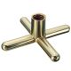 2 PCS Metal Copper Snooker Billiards Brass Cross & Spider Holder Rests Metal Rest Bridge Professional Head Holder High Quality Billiard Accessories