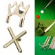 2 PCS Metal Copper Snooker Billiards Brass Cross & Spider Holder Rests Metal Rest Bridge Professional Head Holder High Quality Billiard Accessories