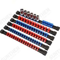 3/6PCS Double-sided Socket Holder Plastic Socket Holder 1/2-3/8-1/4 Universal Socket Holder 3/6PCS Double-sided Socket Holder Plastic Socket Holder 1/2-3/8-1/4 Universal Socket Holder