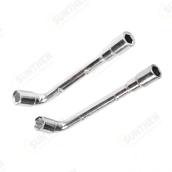 Chrome Plated Double End Perforated L-shaped Socket Wrench E3d/mk8 Nozzle Socket Mini Wrench Pipe Wrench