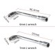 Chrome Plated Double End Perforated L-shaped Socket Wrench E3d/mk8 Nozzle Socket Mini Wrench Pipe Wrench