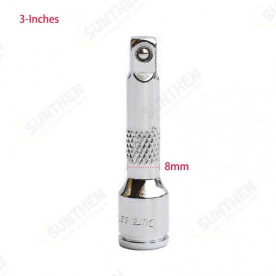 Hot New 50mm 75mm 150mm Long Extension Bar 1/4 Drive Ratchet Socket Extender Wrench Socket Tool