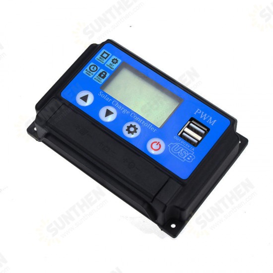 10-50A Solar Charge Controller with LCD Display