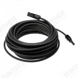 10 AWG 15 Meter Solar Panel Extension Cable Wire Black/Red with MC4 Connectors 10 AWG 15 Meter Solar Panel Extension Cable Wire Black/Red with MC4 Connectors