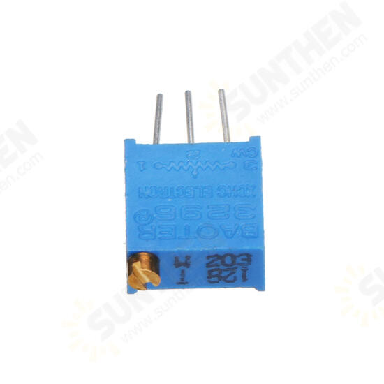 100Pcs 3296W Multiturn Trimmer Potentiometer Kit High Precision Variable Resistor With Box Kit