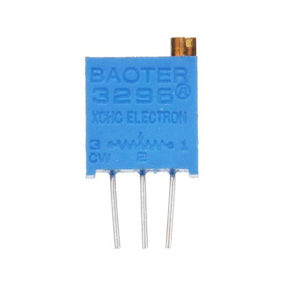 100Pcs 3296W Multiturn Trimmer Potentiometer Kit High Precision Variable Resistor With Box Kit