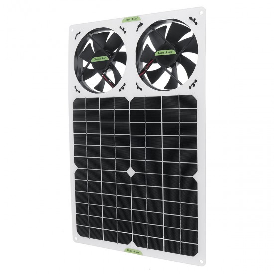 100W 12V Solar Panel Powered Fan 6 Inch Mini Cooling Ventilator Solar Exhaust Fan