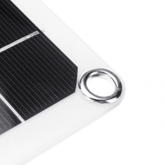 100W 18V Dual USB Solar Panel Battery Solar Cell Module Car Outdoor Charger Solar Power Panel 1Pcs