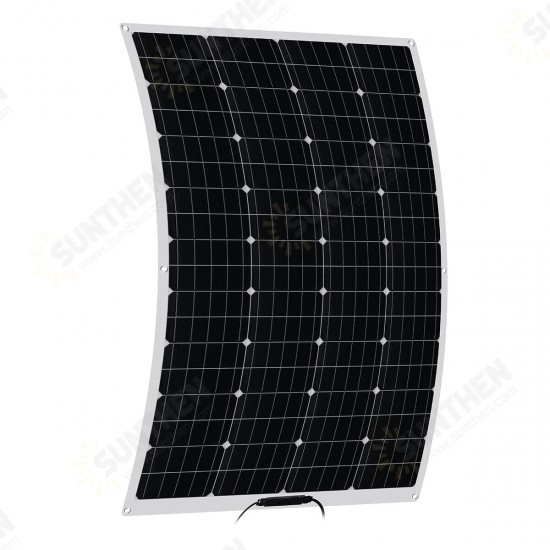 100W 18V Flexible Solar Panel Battery Power Charge Kit For RV Car Boat Camping 100W 18V Flexible Solar Panel Battery Power Charge Kit For RV Car Boat Camping