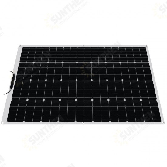 100W 18V Flexible Solar Panel Battery Power Charge Kit For RV Car Boat Camping