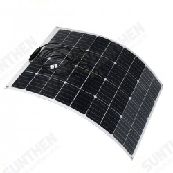100W 18V Highly Flexible Monocrystalline Solar Panel Tile Mono Panel Waterproof 100W 18V Highly Flexible Monocrystalline Solar Panel Tile Mono Panel Waterproof