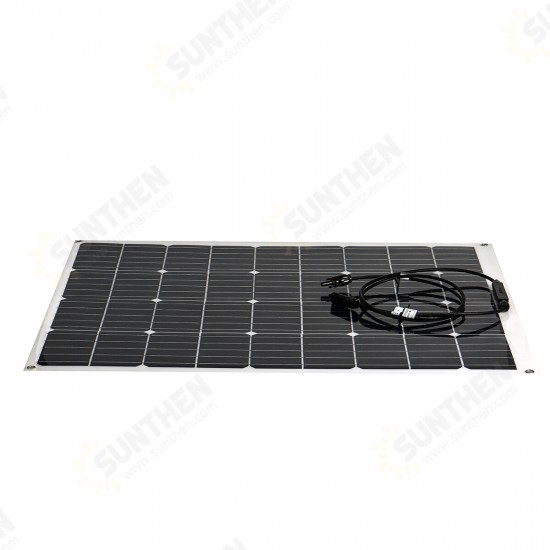 100W 18V Highly Flexible Monocrystalline Solar Panel Tile Mono Panel Waterproof