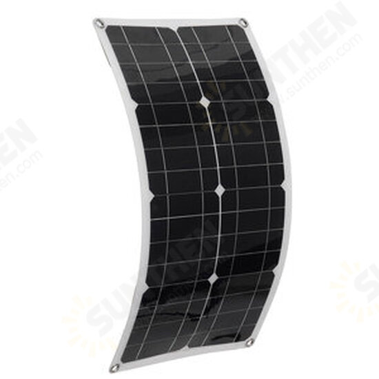 100W 18V Solar Panel Kit W/ Solar Controller RV Traveling Photovoltaic System Solar Power Panel Kit