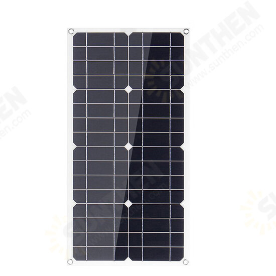 100W 18V Solar Panel Kit W/ Solar Controller RV Traveling Photovoltaic System Solar Power Panel Kit