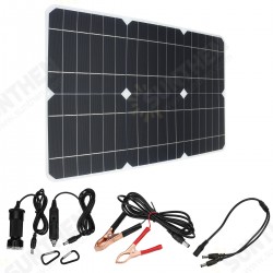100W 18V Solar Panel Monocrystalline Silicon Battery Charger Kit for Cycling Climbing Hiking Camping 100W 18V Solar Panel Monocrystalline Silicon Battery Charger Kit for Cycling Climbing Hiking Camping