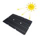 100W 18V Solar Panel Monocrystalline Silicon Battery Charger Kit for Cycling Climbing Hiking Camping