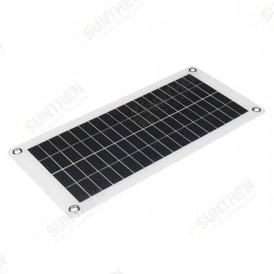 100W Max 18V Flexible Solar Panel Controller Kit USB Charging Solar Power 12V Car Battery Charger Phone Charging