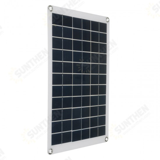 100W Solar Panel Kit 12V Battery Charger 10-100A LCD Controller For Caravan Van Boat