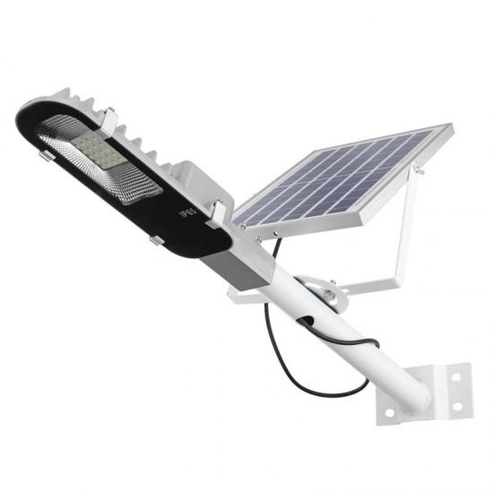 100W Solar Panel Wall Street Light IP65 Light Remote Control Outdoor Garden Flood Lamp