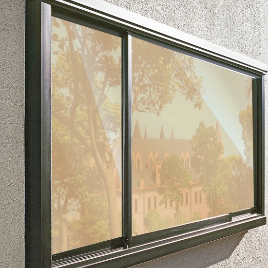 100x80cm Mirror Reflective One Way Privacy Window Film Sticky Back Glass Tint