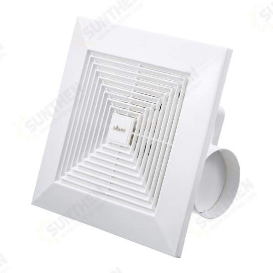 10/12Inch 220V Ceiling Exhaust Fan Wall Ventilation Pipe Kitchen Bathroom Toilet Fan