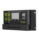 10/20/30A 12V/24V Solar Controller Auto-Adaptive LCD Display PWM Solar Charge Controller Solar Panel Charge Controller