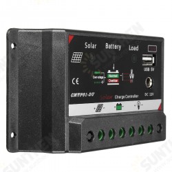 10/20A LED Auto PWM Solar Panel Battery Regulator Charge Controller DC12V Output 10/20A LED Auto PWM Solar Panel Battery Regulator Charge Controller DC12V Output