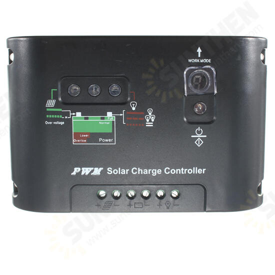 10A 12V/24V Auto PWM Solar Panel Battery Regulator Solar Charge Controller