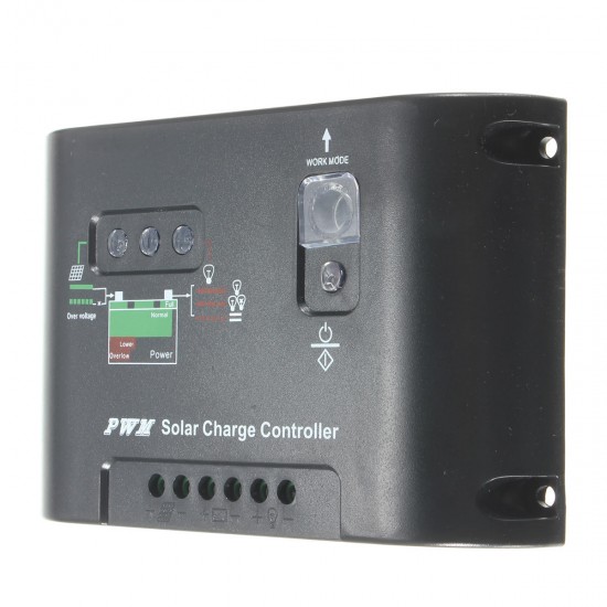 10A 12V/24V Auto PWM Solar Panel Battery Regulator Solar Charge Controller