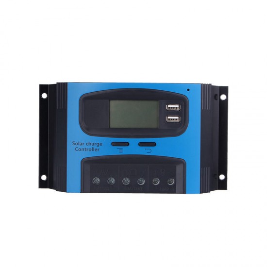 10A 15A 20A 25A 30A 40A PWM 12V/24V Solar Panel Battery Regulator Charge Controller LCD Display