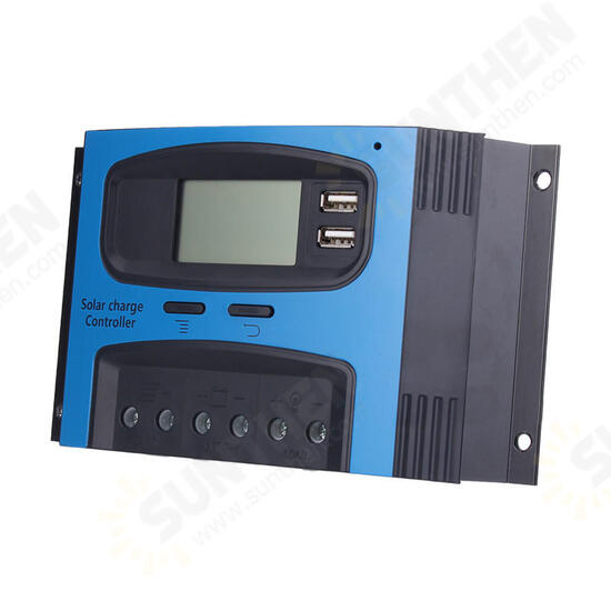 10A 15A 20A 25A 30A 40A PWM 12V/24V Solar Panel Battery Regulator Charge Controller LCD Display