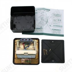 10A 2500W Full Copper Four-way Ground Waterproof Multi-function Socket 10A 2500W Full Copper Four-way Ground Waterproof Multi-function Socket