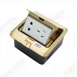 10A 2500W Full Copper Four-way Ground Waterproof Multi-function Socket 10A 2500W Full Copper Four-way Ground Waterproof Multi-function Socket