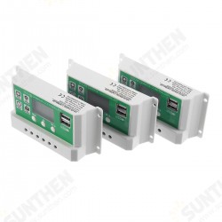 10A/20A/30A 12V/24V Auto Solar Charge Controller Dual USB Solar Panel Regulator 10A/20A/30A 12V/24V Auto Solar Charge Controller Dual USB Solar Panel Regulator